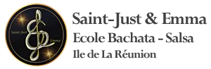 Le logo est formé de l'union des initiales SJ & E, dans un cercle sur fond noir